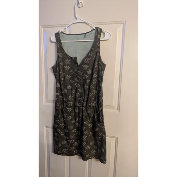 Toad & Co. The Gemma Dress Green, Sleeveless, Medium, Outdoor, Athleisure - Picture 2 of 8